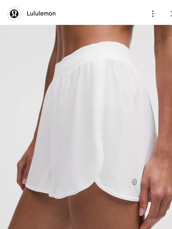 lululemon athletica Pants - lululemon athletica White Athletic Shorts